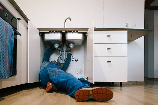 Professional Leak Detection technician working in Quaker City, OH